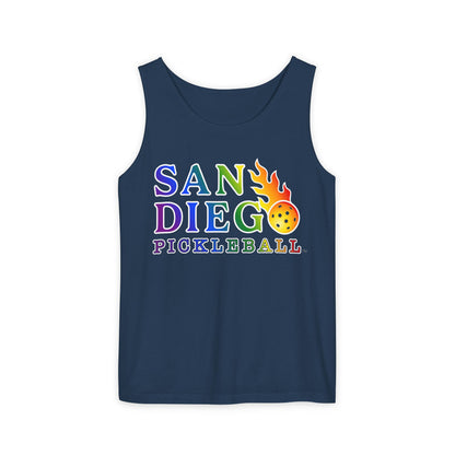 San Diego Pickleball Rainbow - Tank Top