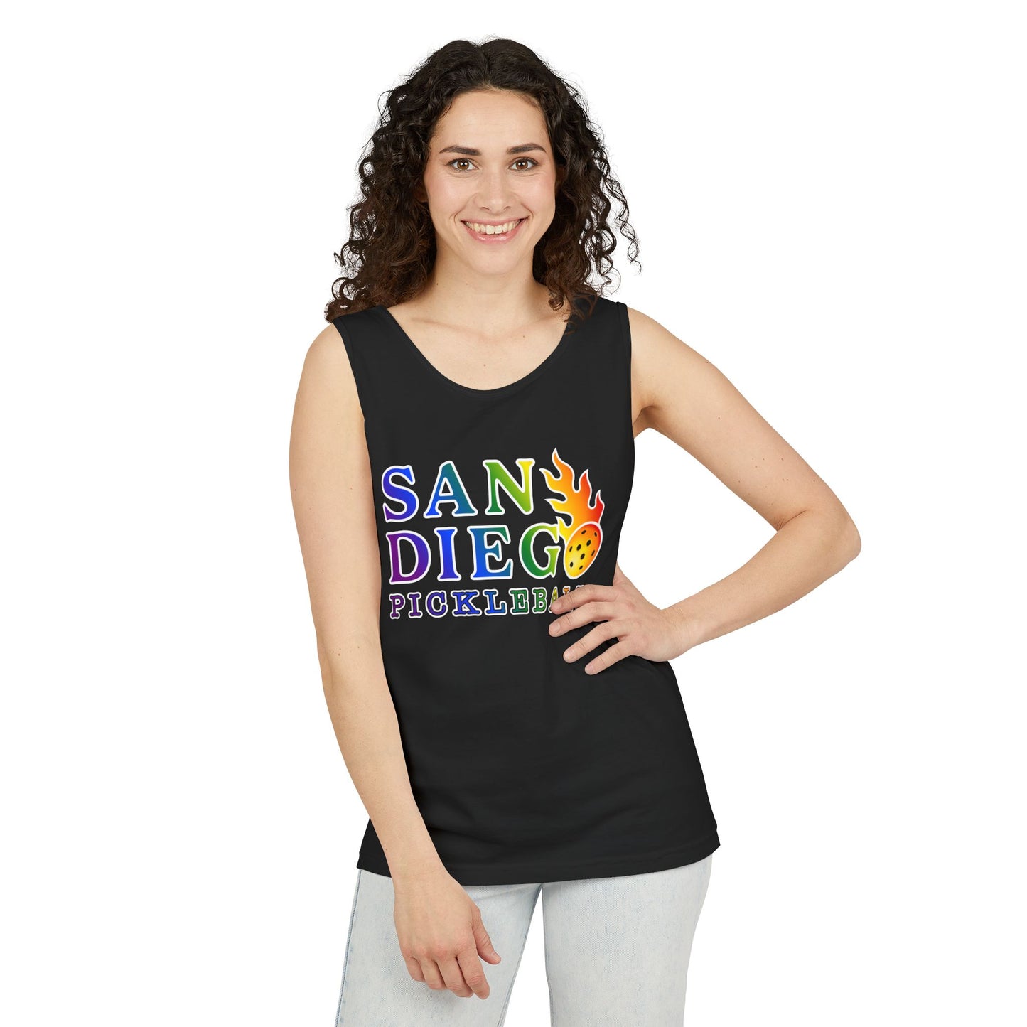 San Diego Pickleball Rainbow - Tank Top