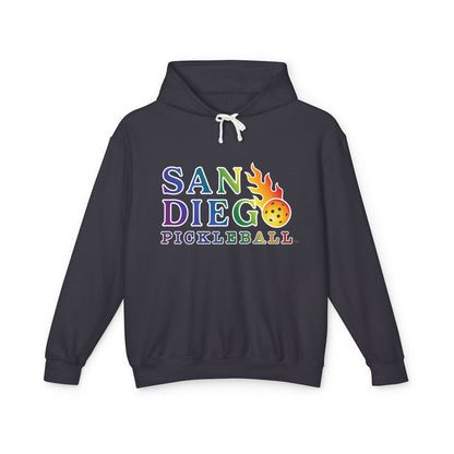 San Diego Pickleball Rainbow - Lightweight Hoodie