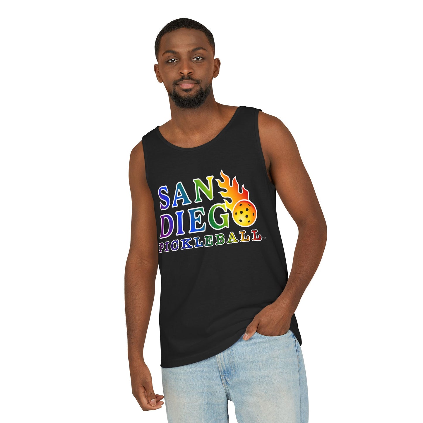 San Diego Pickleball Rainbow - Tank Top