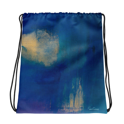 Abstract Drawstring bag