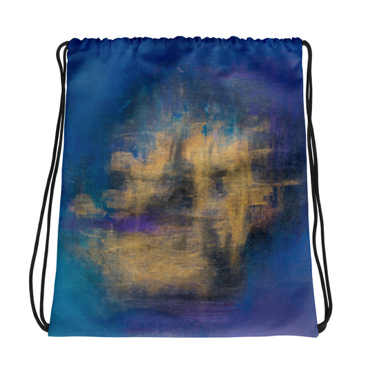 Abstract Drawstring bag
